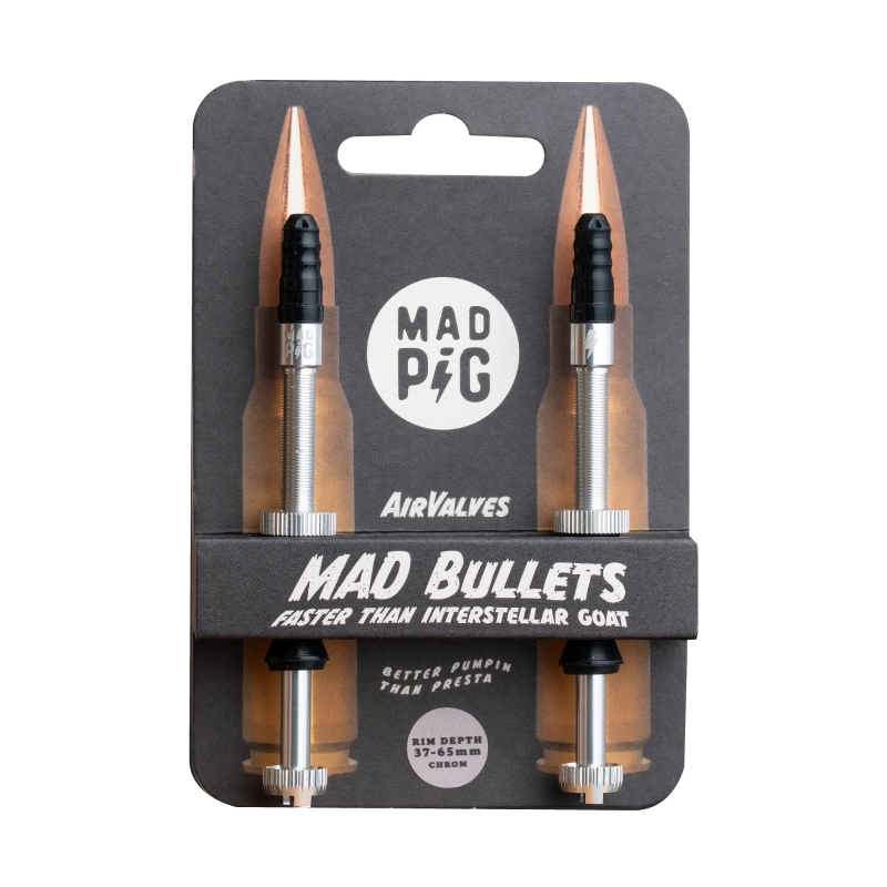 Zawory do systemu bezdętkowego MAD PIG Mad Bullets