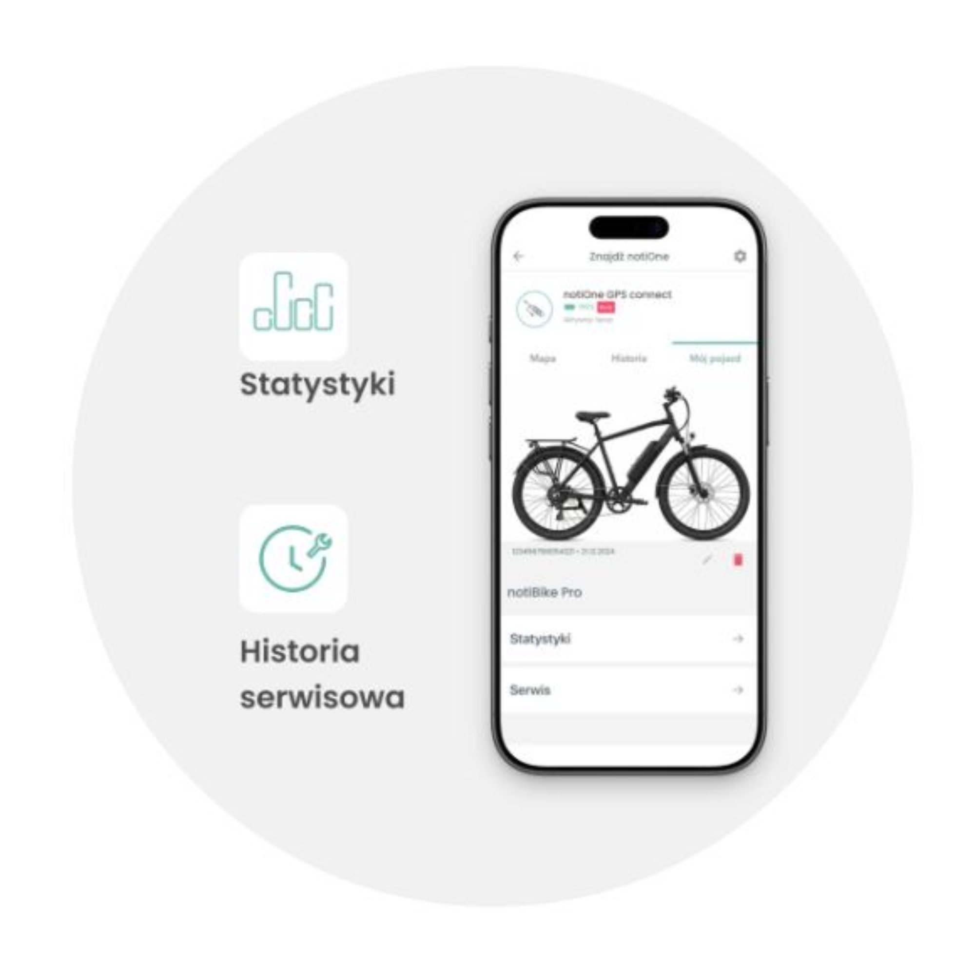 Lokalizator do rowerów elektrycznych NOTIONE GPS Connect Universal