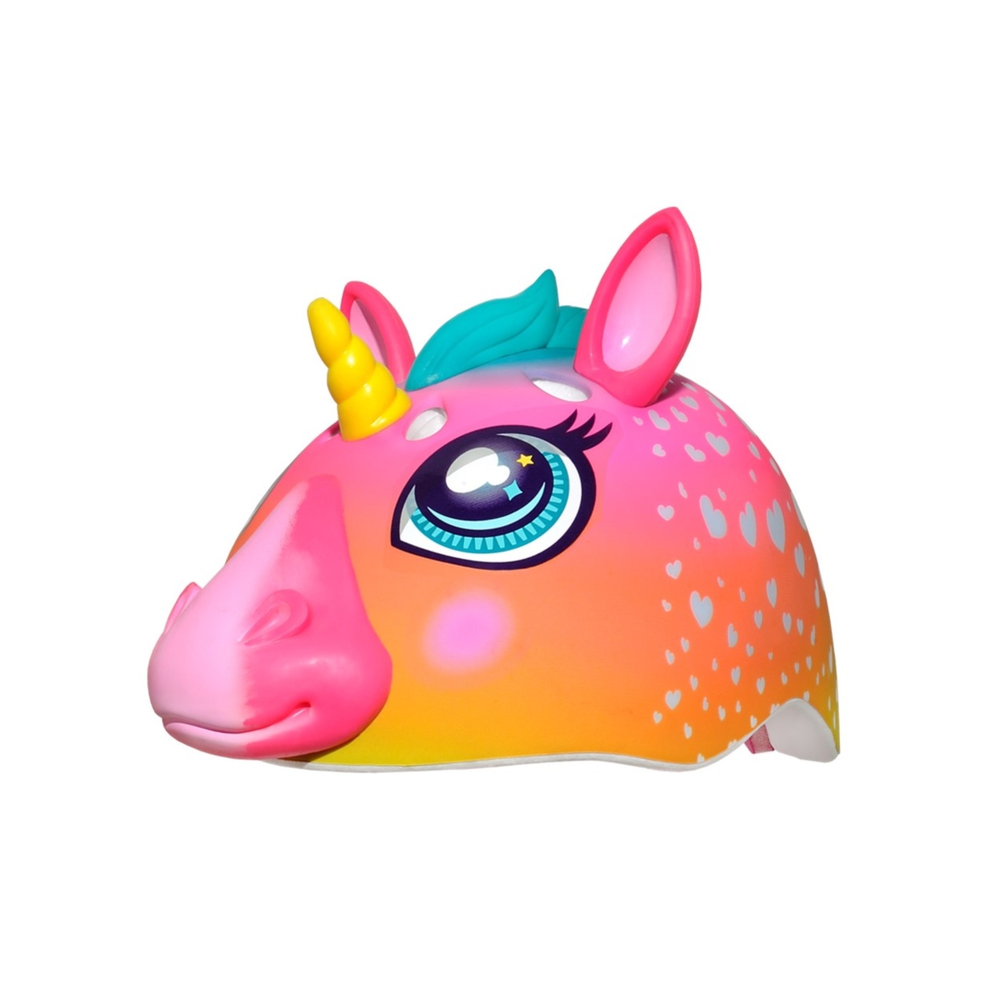 Kask rowerowy RASKULLZ Super Rainbow Corn Led