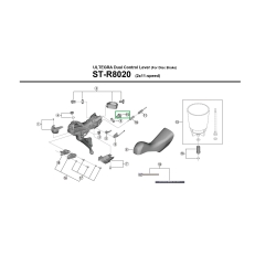 Śruba przyłączeniowa przewodu SHIMANO SM-BH90