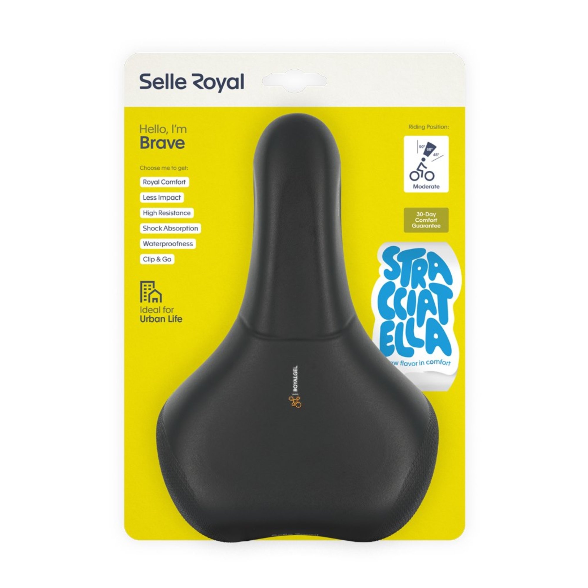 Siodełko rowerowe SELLE ROYAL Brave Strengtex Moderate
