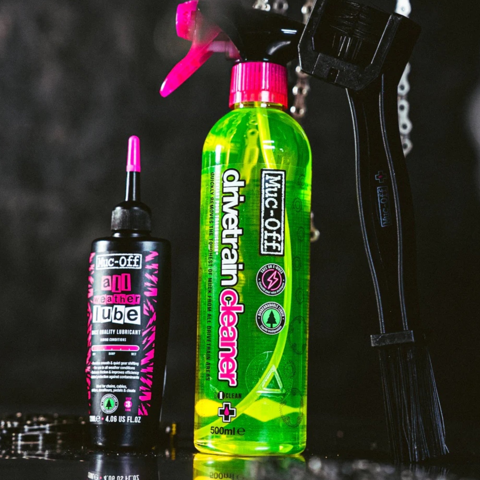Zestaw do pielęgnacji łańcucha MUC-OFF Bicycle Chain Care Kit