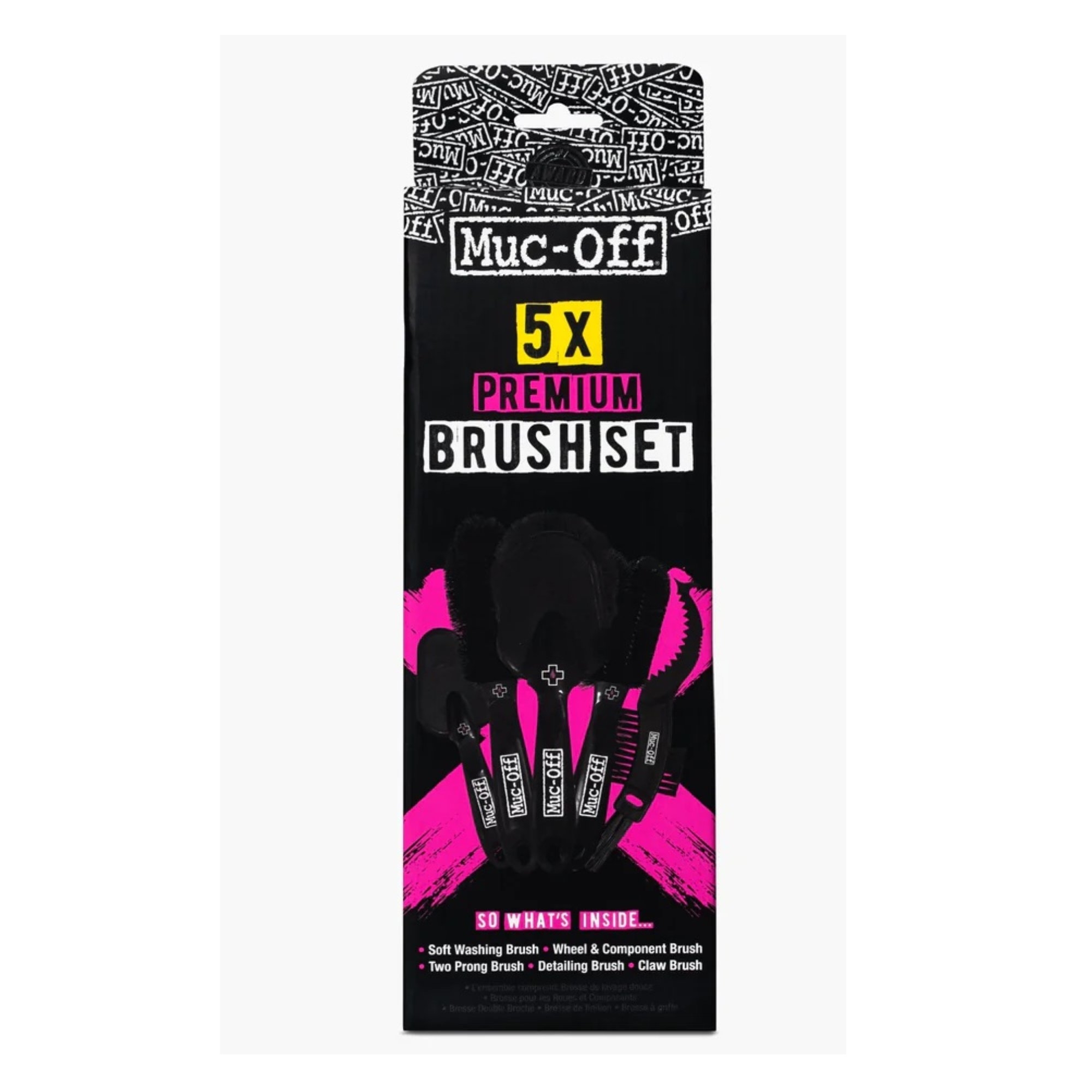 Zestaw 5 szczotek MUC-OFF Premium Brush Set