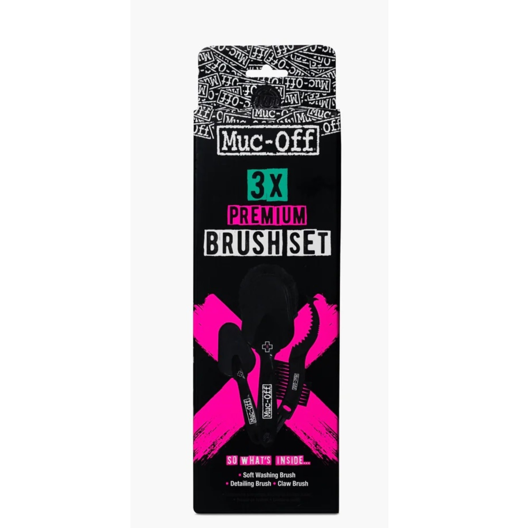 Zestaw 3 szczotek MUC-OFF Premium Brush Set