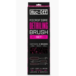 Zestaw 3 szczotek MUC-OFF Microfibre Detailing Brush Set