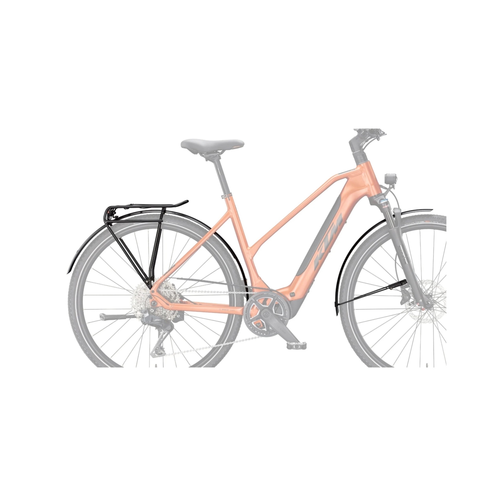 Bagażnik rowerowy z błotnikami KTM SX LFC Set