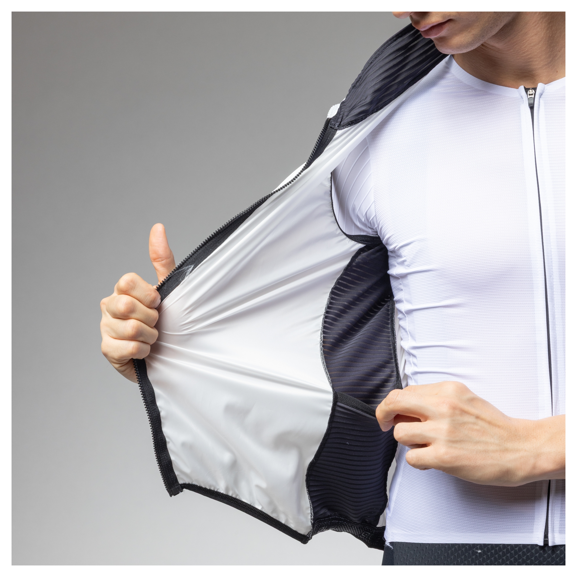 Kamizelka rowerowa męska ALE Guscio Light Pack 2.0