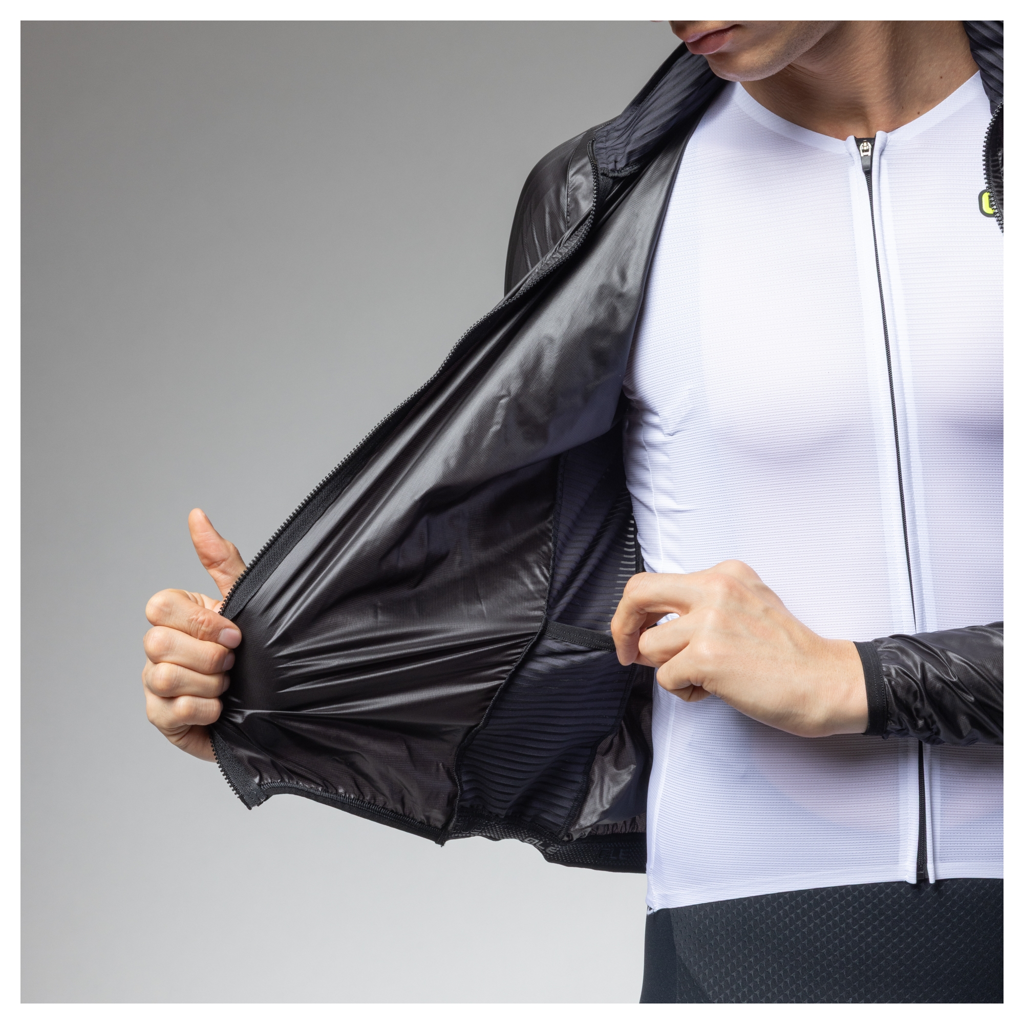Kurtka rowerowa męska ALE Guscio Light Pack 2.0