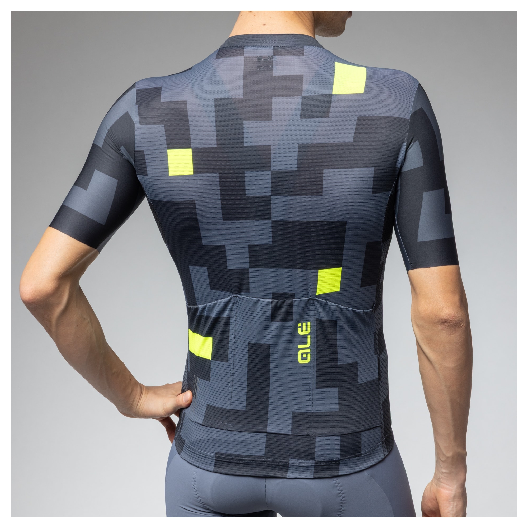 Koszulka rowerowa męska ALE Pragma Pixel