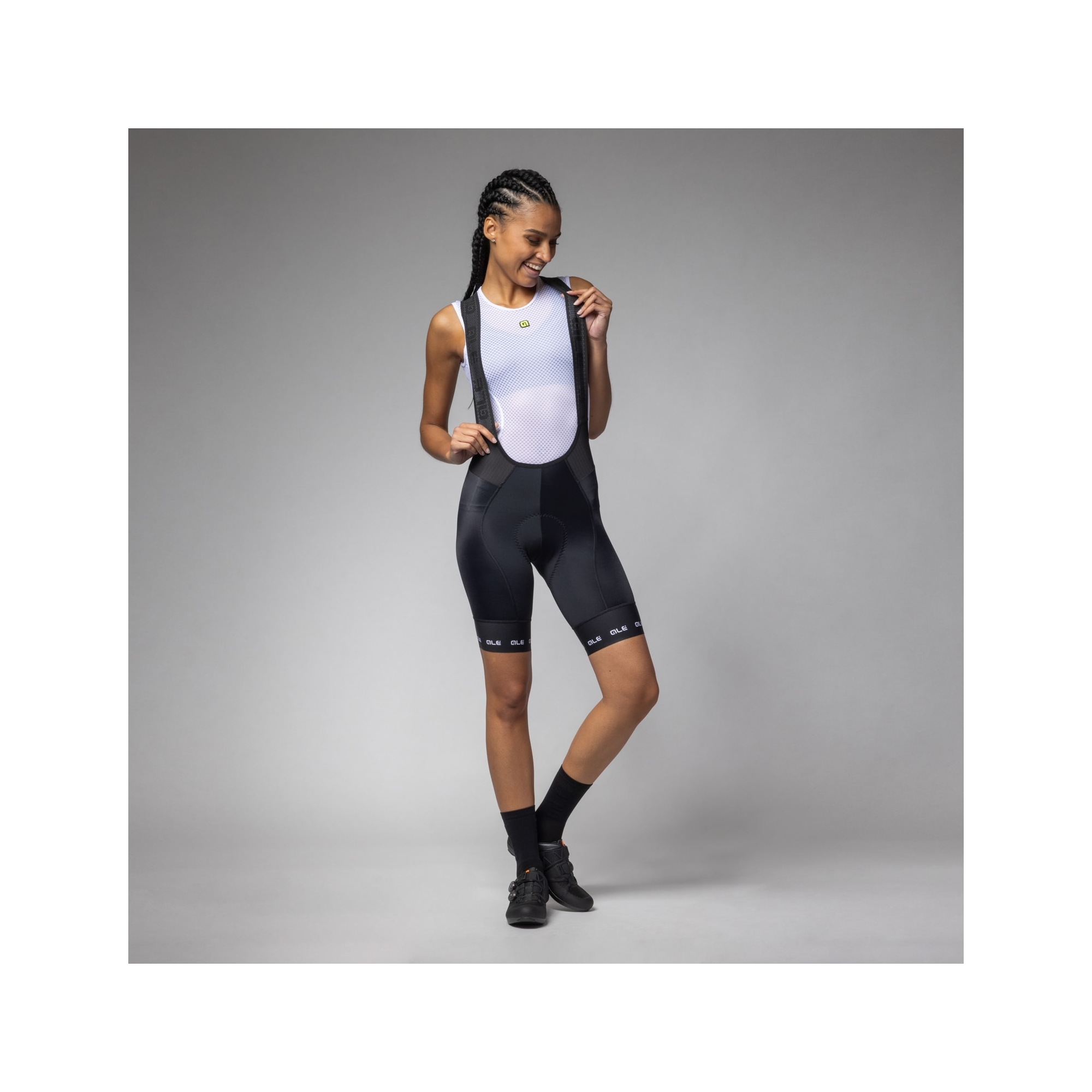 Spodenki rowerowe damskie ALE PR-E Strada 2.0 Bibshorts