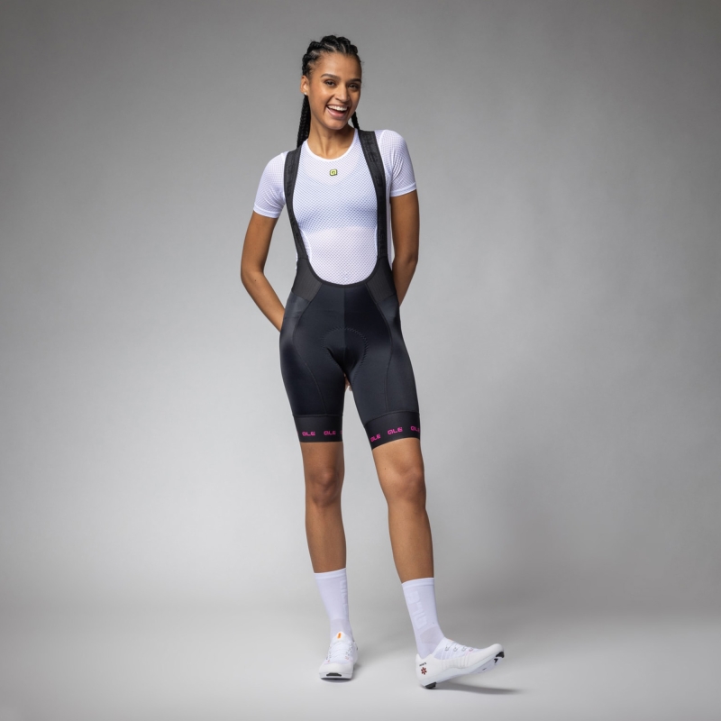 Spodenki rowerowe damskie ALE PR-E Strada 2.0 Bibshorts