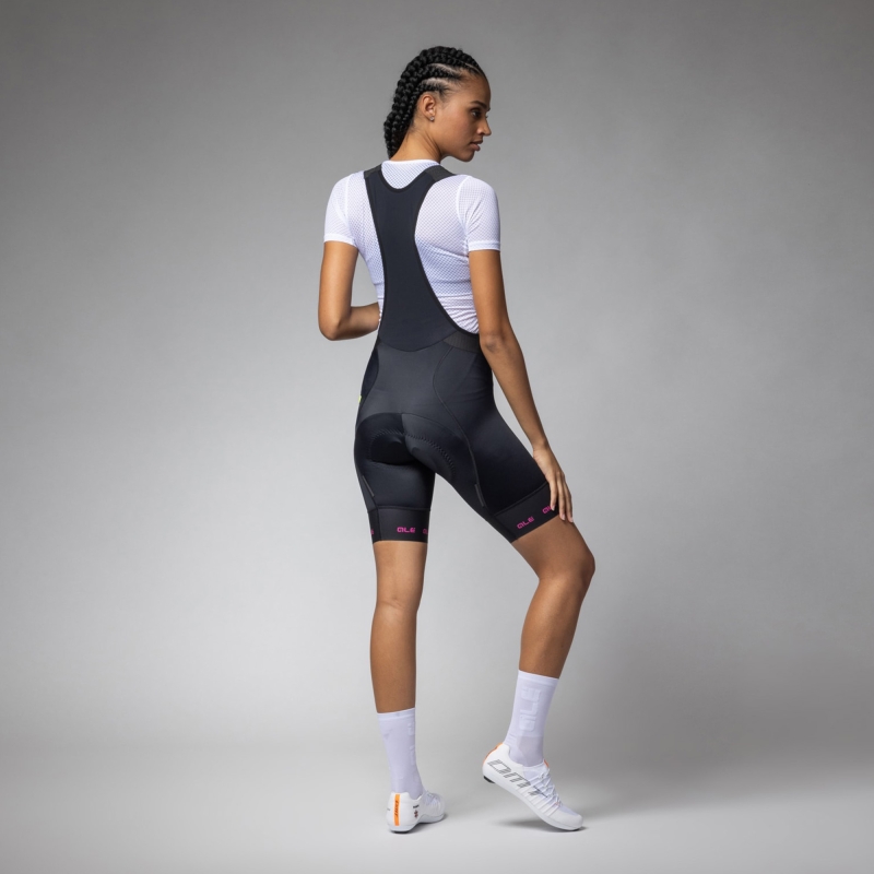 Spodenki rowerowe damskie ALE PR-E Strada 2.0 Bibshorts