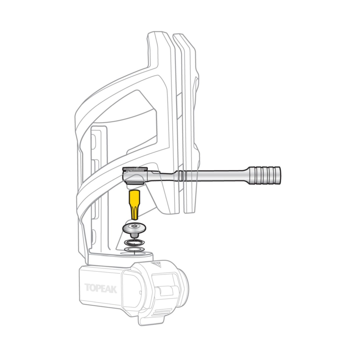 TOPEAK KLUCZ RATCHET ROCKET LITE DX+, 17 funkcji TOPEAK KLUCZ RATCHET ROCKET LITE DX+, 17 funkcji