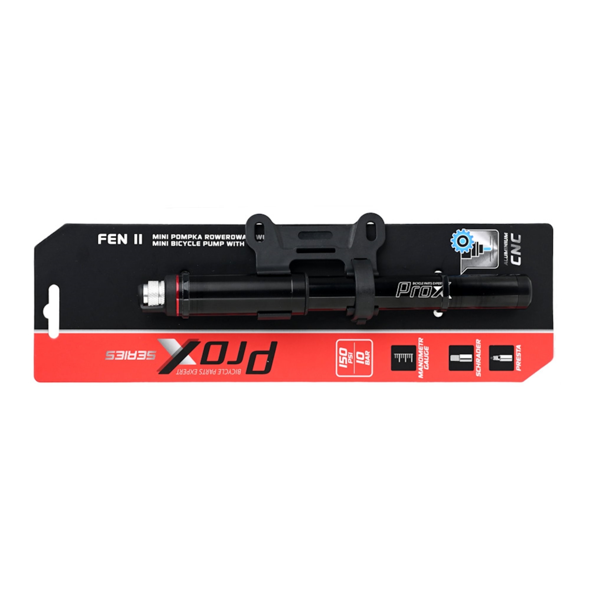 Pompka rowerowa PROX CNC Fen II Mini