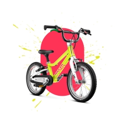 Rower dziecięcy WOOM GO 2 Neon Lime Limited Edition