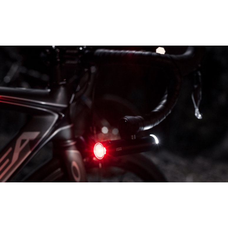 Lampka KNOG PWR Red Cap tył + uchwyt na kask