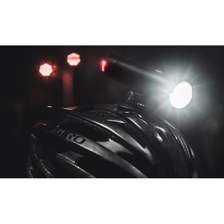 Lampka KNOG PWR Red Cap tył + uchwyt na kask