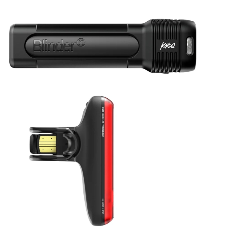 Oświetlenie rowerowe zestaw KNOG Blinder 400 + R150