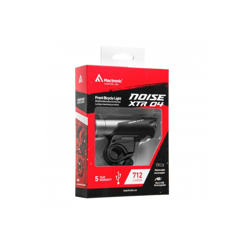 Lampa Rowerowa MACTRONIC Noise XTR 04, 854 lm Lampa Rowerowa MACTRONIC Noise XTR 04, 854 lm