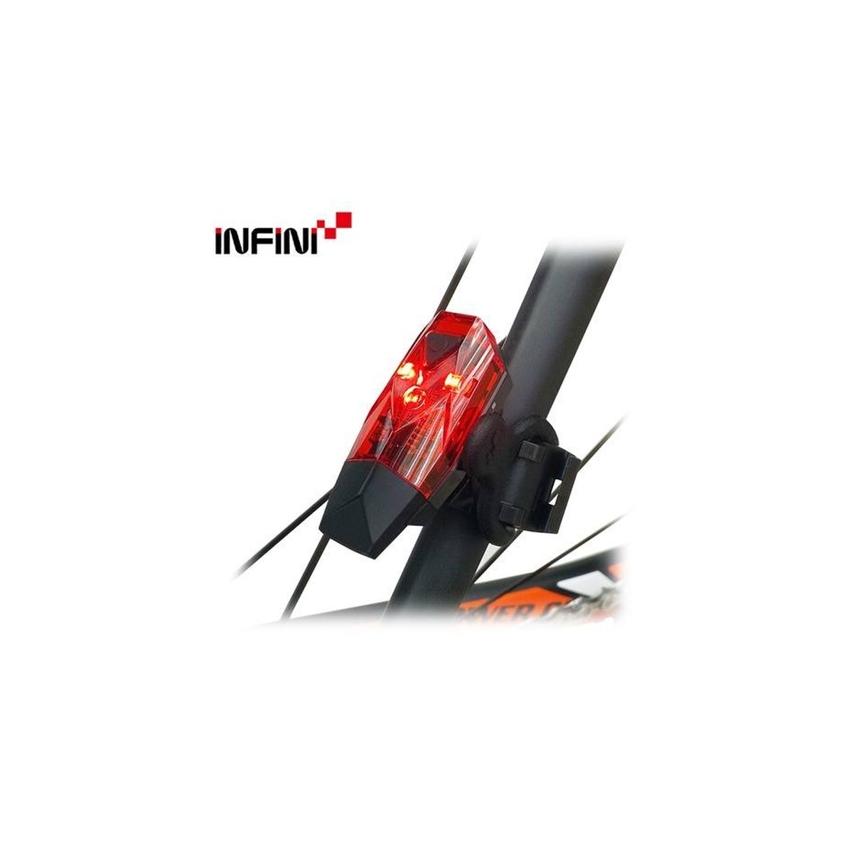 Lampka Rowerowa Tylna INFINI Mini Lava R USB Lampka Rowerowa Tylna INFINI Mini Lava R USB