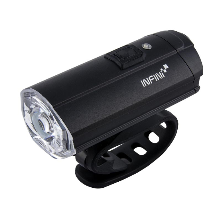 Lampka Rowerowa Przednia INFINI Tron 500 - black Lampka Rowerowa Przednia INFINI Tron 500 - black
