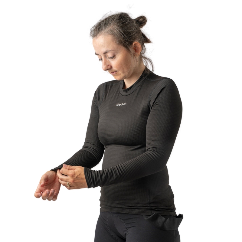 Koszulka rowerowa damska GRIPGRAB RIDE Winter Long Sleeve Base Layer