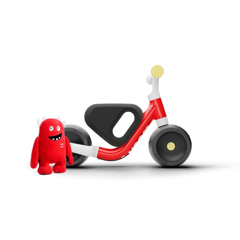 Rowerek biegowy WOOM WOW Red + Stapelstein Limited Edition