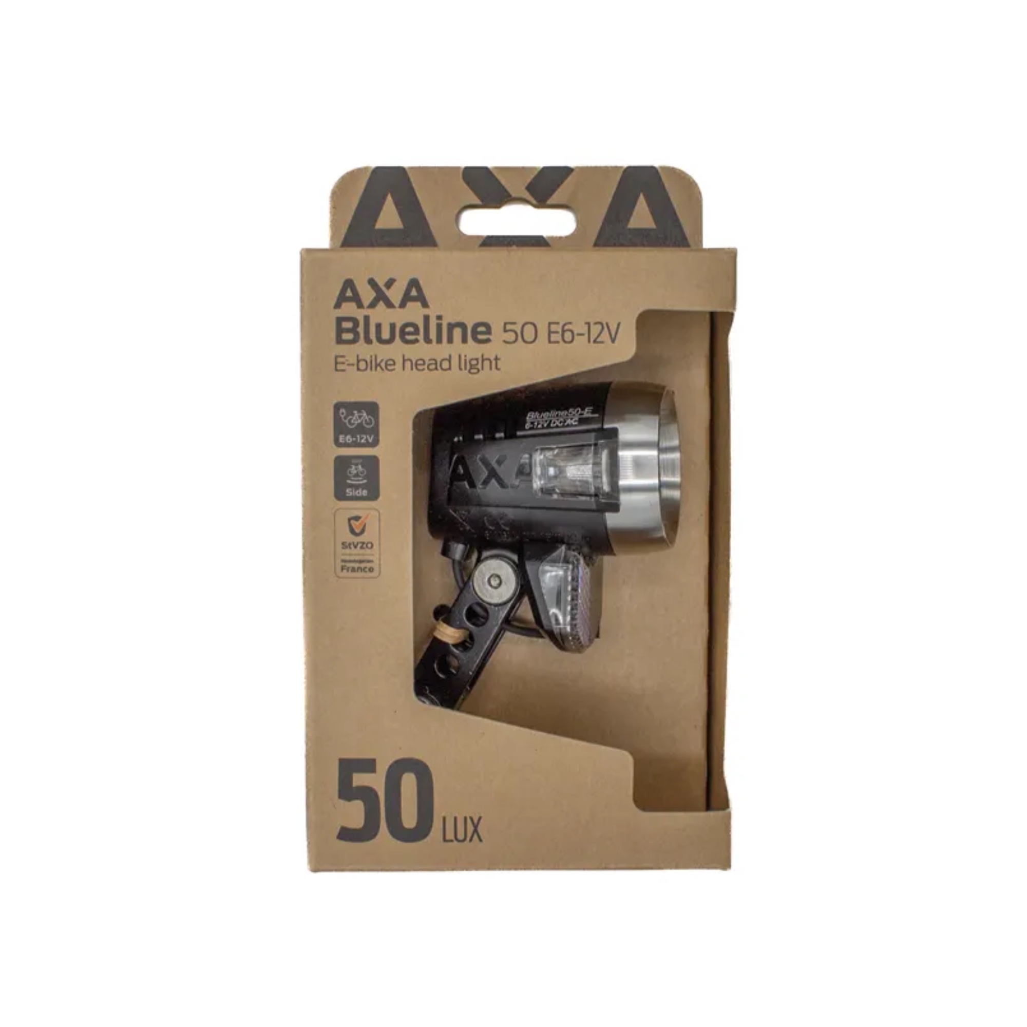 Lampka rowerowa przednia AXA Blueline 50 E-bike