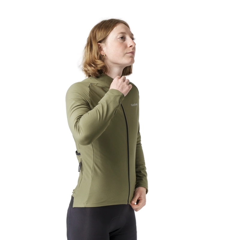 Koszulka rowerowa damska GRIPGRAB W's PACR Thermal Long Sleeve Jersey