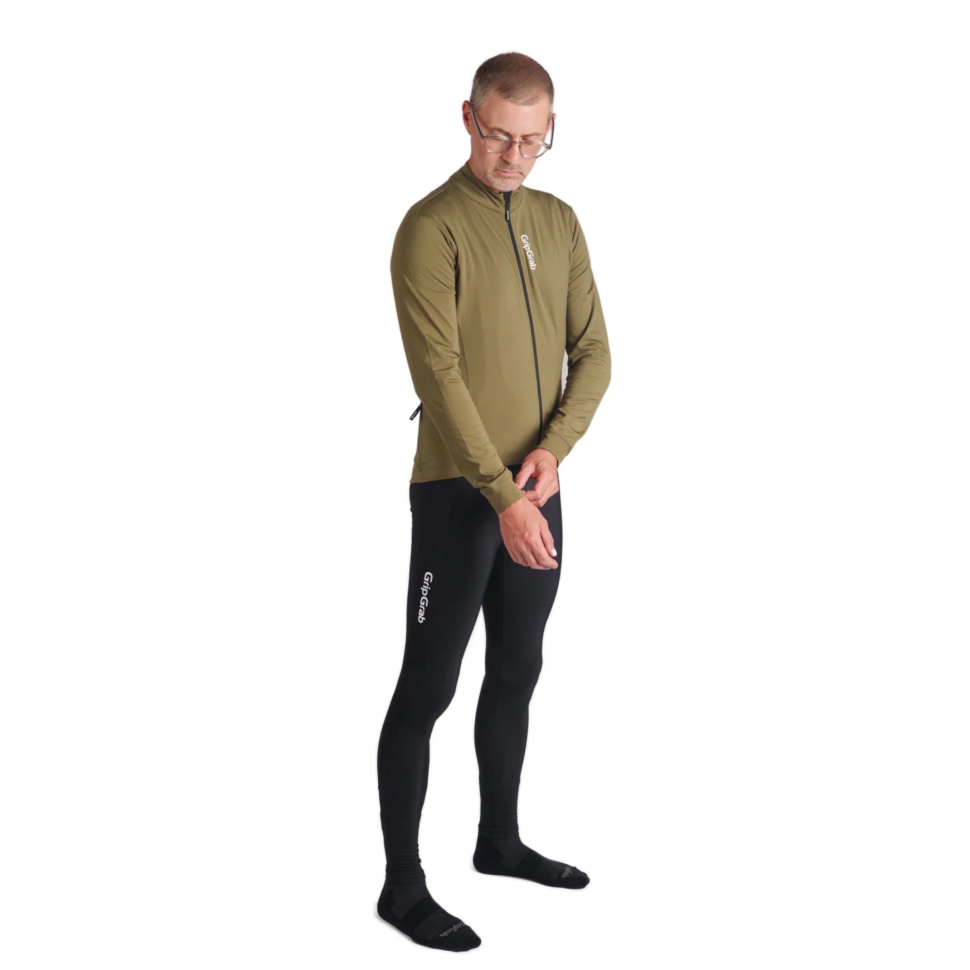 Koszulka rowerowa męska GRIPGRAB RIDE Thermal Long Sleeve Jersey
