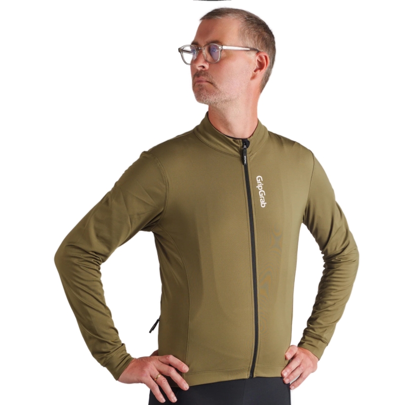 Koszulka rowerowa męska GRIPGRAB RIDE Thermal Long Sleeve Jersey