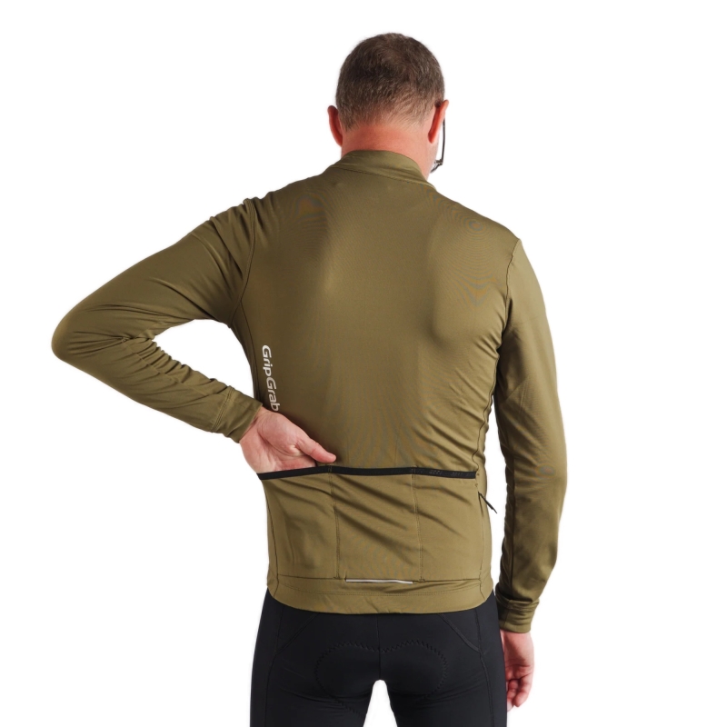 Koszulka rowerowa męska GRIPGRAB RIDE Thermal Long Sleeve Jersey
