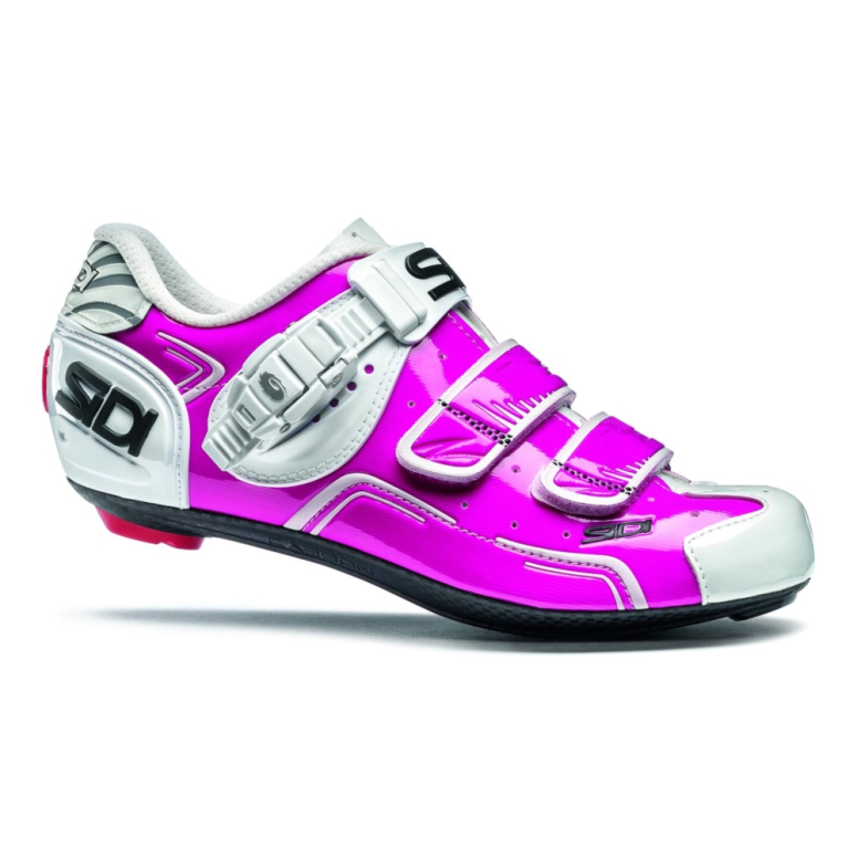 Buty Rowerowe Damskie SIDI Level - fuksjowo/białe
