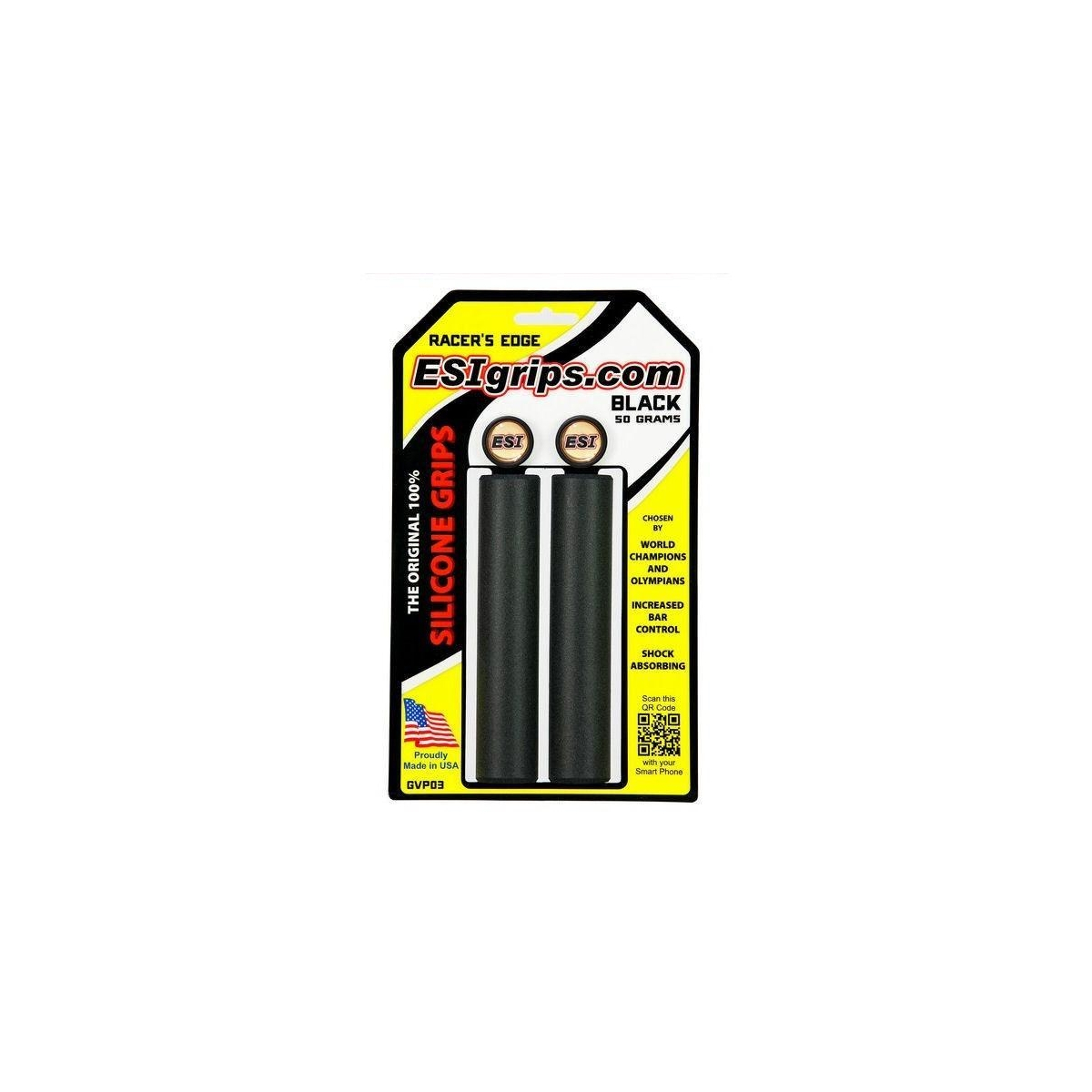 Chwyty Rowerowe ESI Racers Edge - czarne