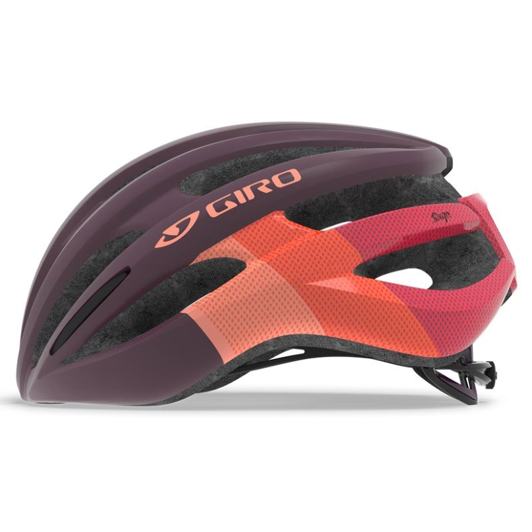 Kask szosowy GIRO SAGA matte dusty purple bars Kask szosowy GIRO SAGA matte dusty purple bars