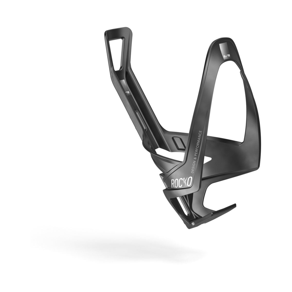 Koszyk na bidon ELITE Rocko Carbon - biały Koszyk na bidon ELITE Rocko Carbon - biały