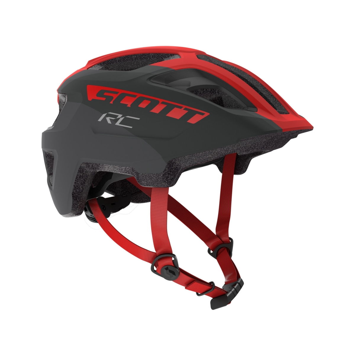 Kask Juniorski SCOTT Spunto Junior - szaro/czerwon Kask Juniorski SCOTT Spunto Junior - szaro/czerwon
