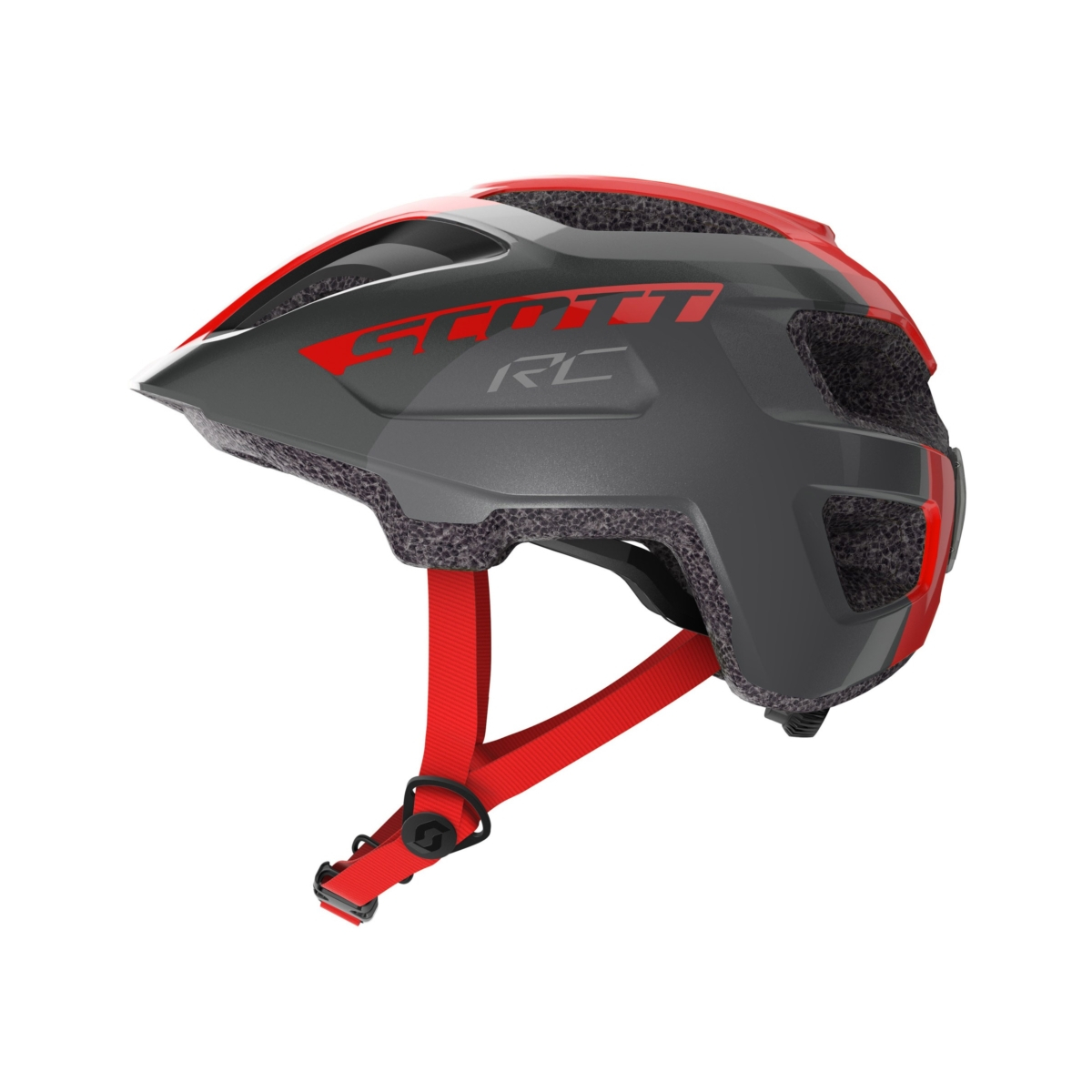 Kask Juniorski SCOTT Spunto Junior - szaro/czerwon Kask Juniorski SCOTT Spunto Junior - szaro/czerwon