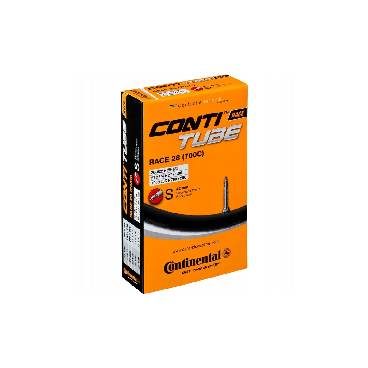 Dętka CONTINENTAL Race 28 presta 42mm Dętka CONTINENTAL Race 28 presta 42mm