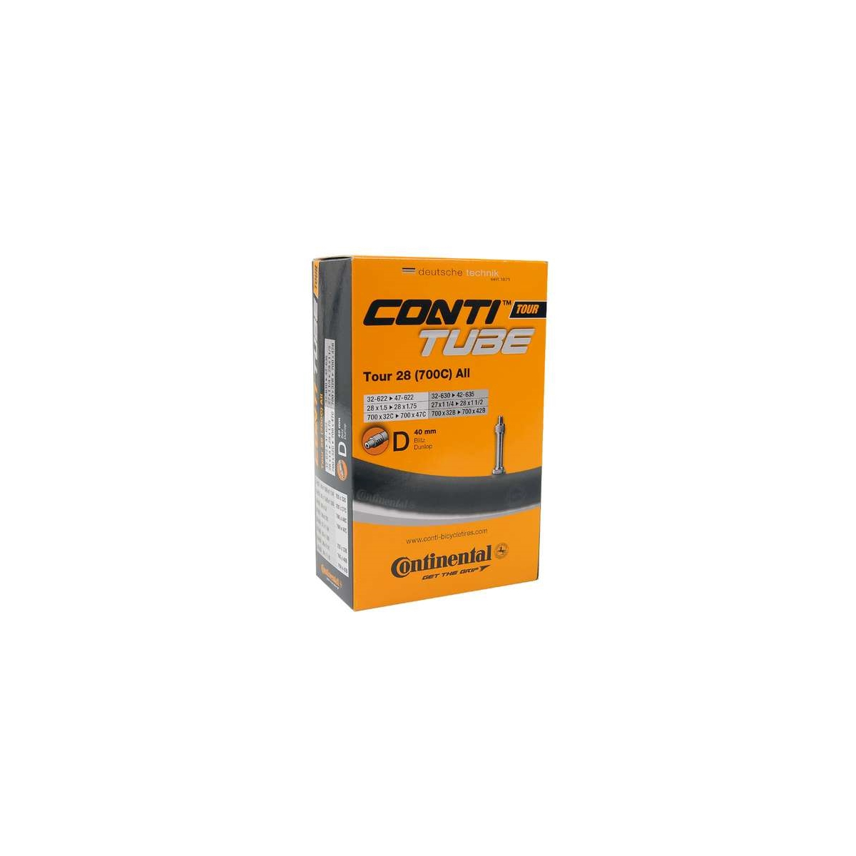 Dętka CONTINENTAL Tour 28 dunlop 40mm Dętka CONTINENTAL Tour 28 dunlop 40mm