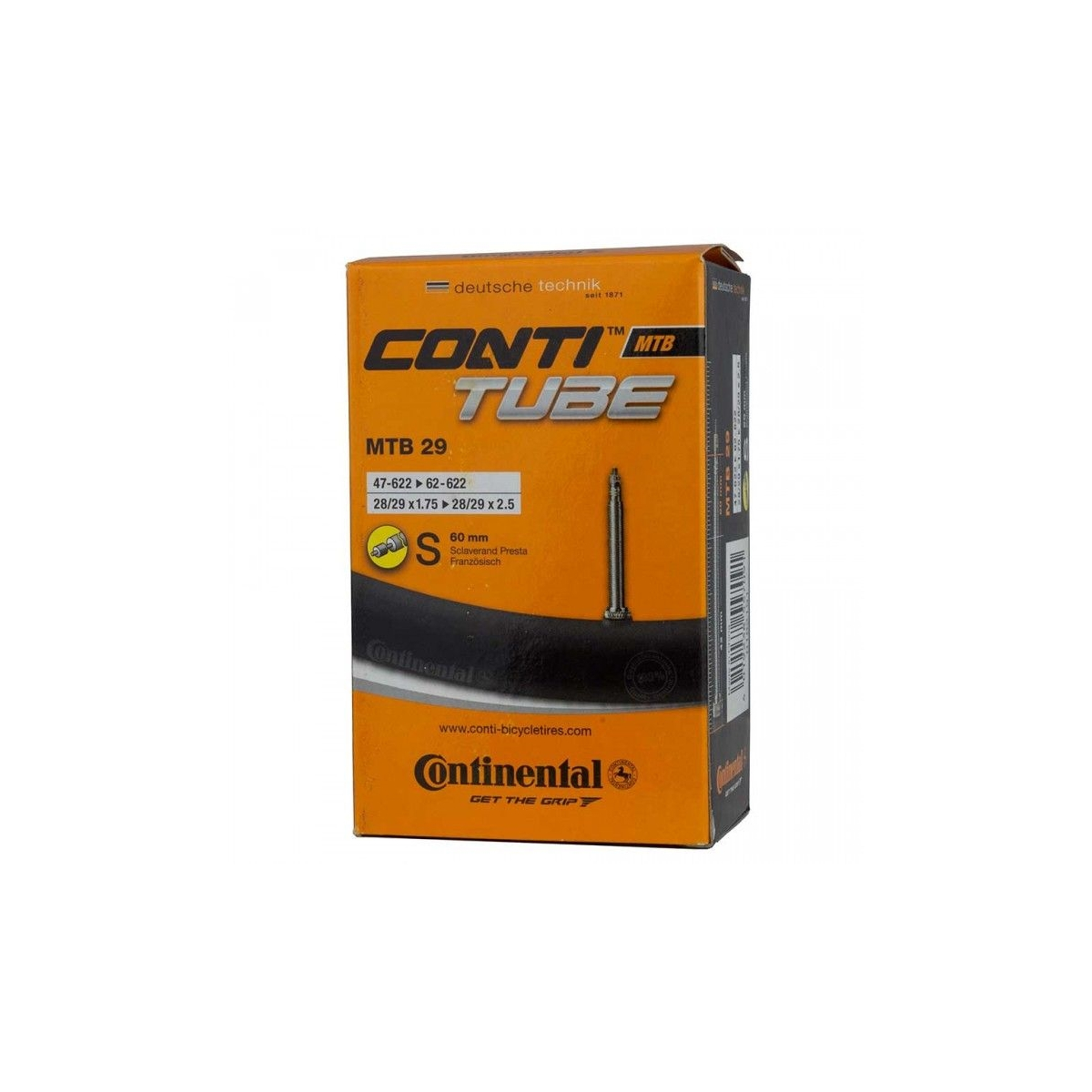 Dętka CONTINENTAL MTB 29 presta 60mm Dętka CONTINENTAL MTB 29 presta 60mm