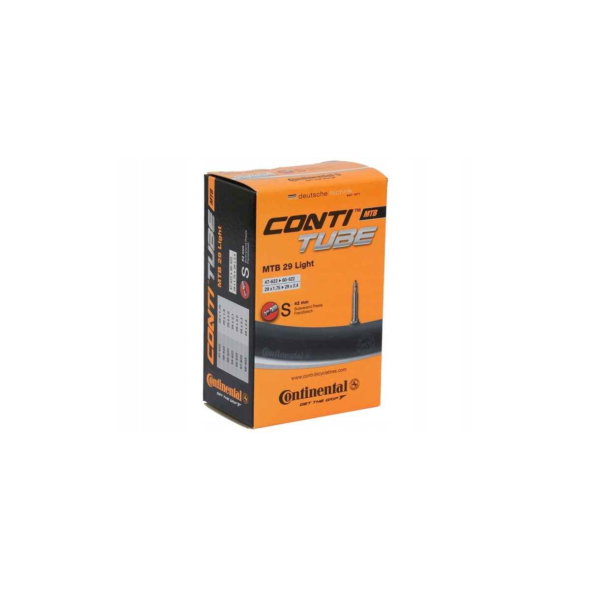 Dętka CONTINENTAL MTB 29 Light presta 42mm Dętka CONTINENTAL MTB 29 Light presta 42mm