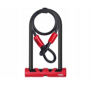 Zapięcie U-lock ABUS Ultimate 420 + Cobra 10/12mm