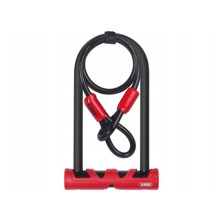 Zapięcie U-lock ABUS Ultimate 420 + Cobra 10/12mm
