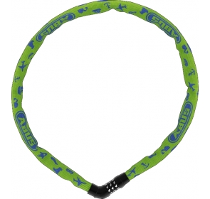 Łańcuch ABUS Steel-O-Chain 4804C - lime symbols