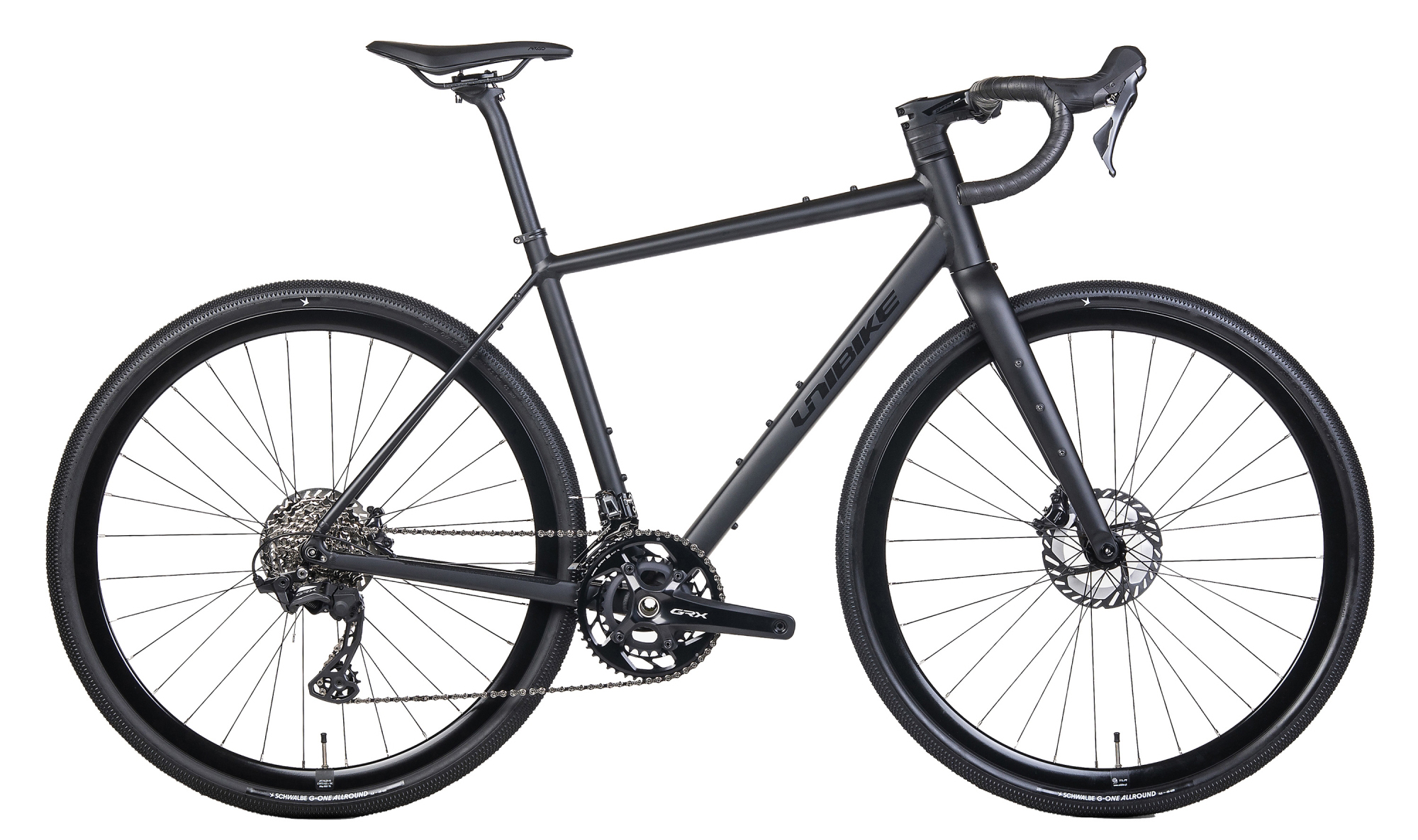 Rower gravelowy UNIBIKE Geos czarny