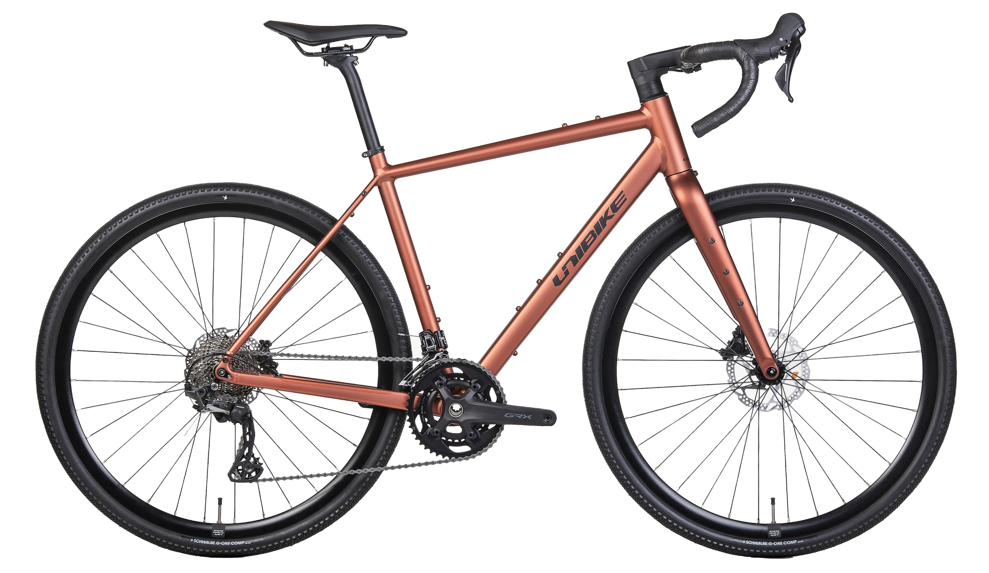 Rower gravelowy UNIBIKE Tier brandy