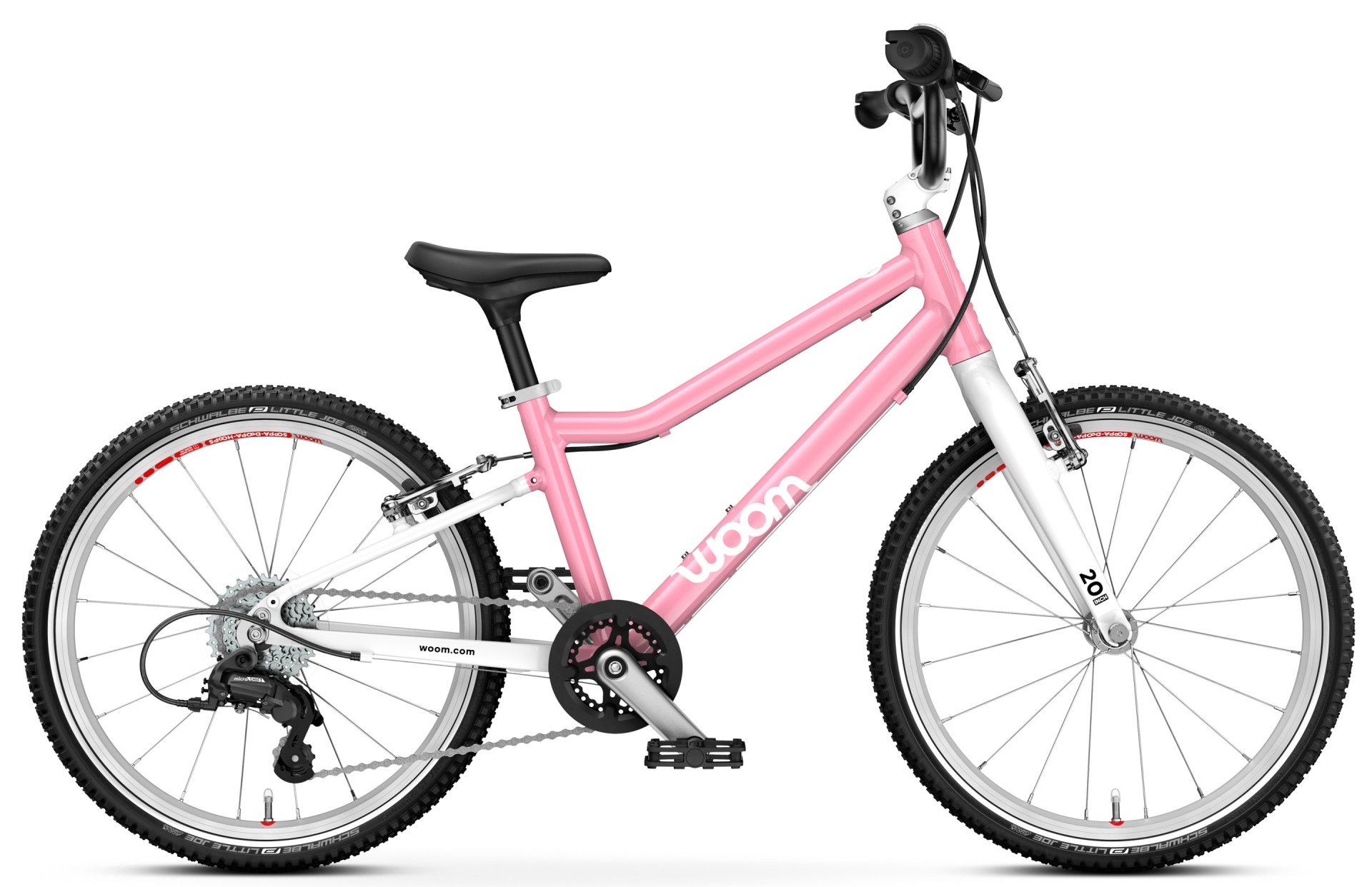 Rower dziecięcy WOOM GO 4 Powder Pink