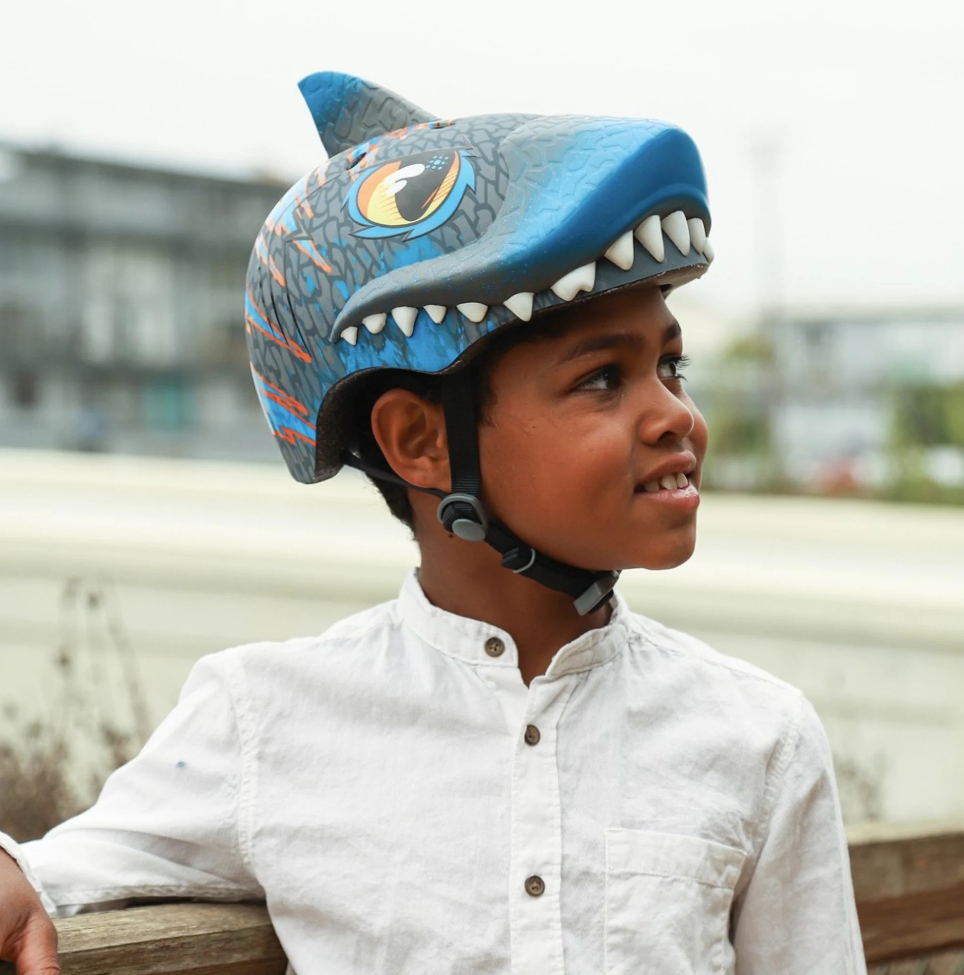 Kask rowerowy dla chłopca Raskullz