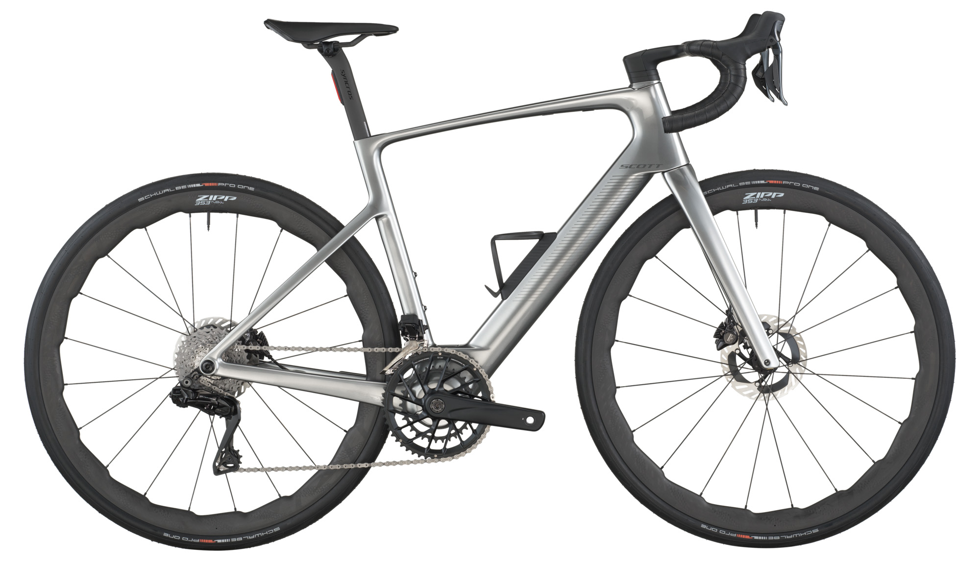 Rower elektryczny szosowy Scott Fastlane Premium Chrome Silver